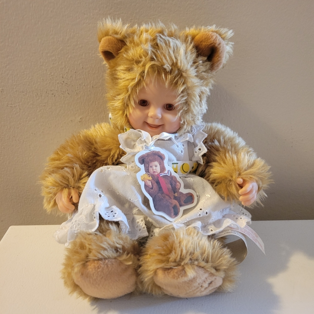 Anne Geddes 12" Baby Bear Doll , Anne Geddes Plush Toy